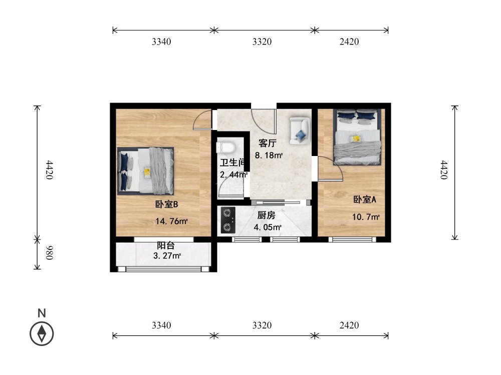 大慧寺20号院,魏公村 皂君庙 西直门 中关村 白石桥 大慧寺20号院2室11