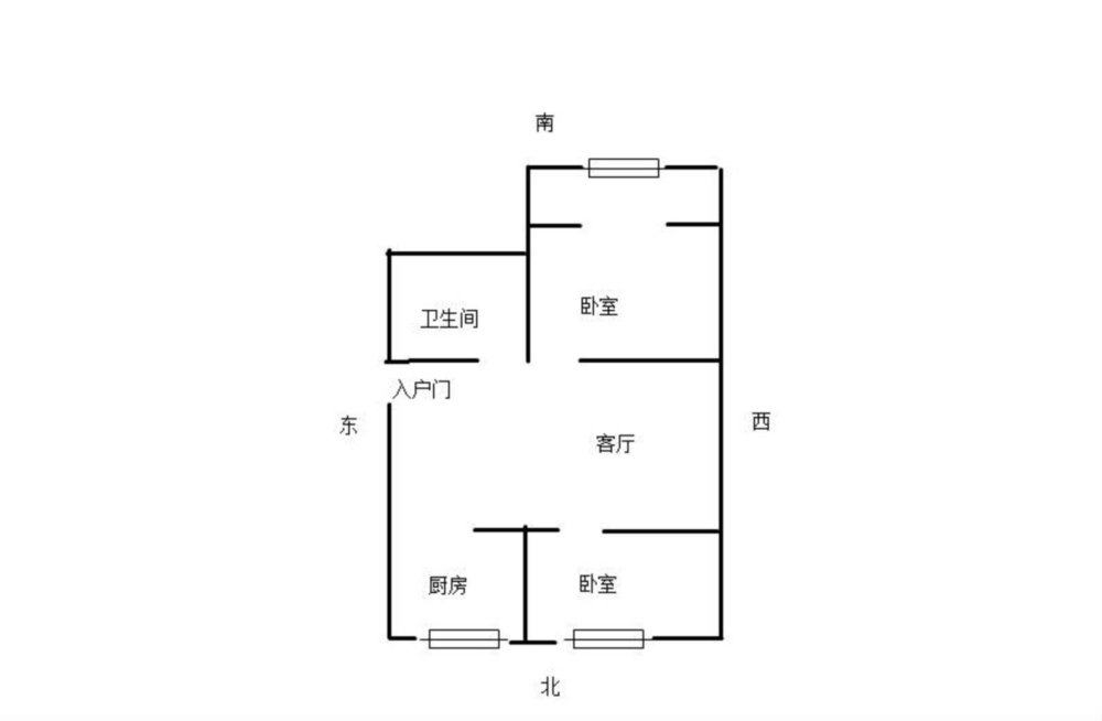 御景家园,就这好房子！优点   ！通透大两居！你不抢得不到！10