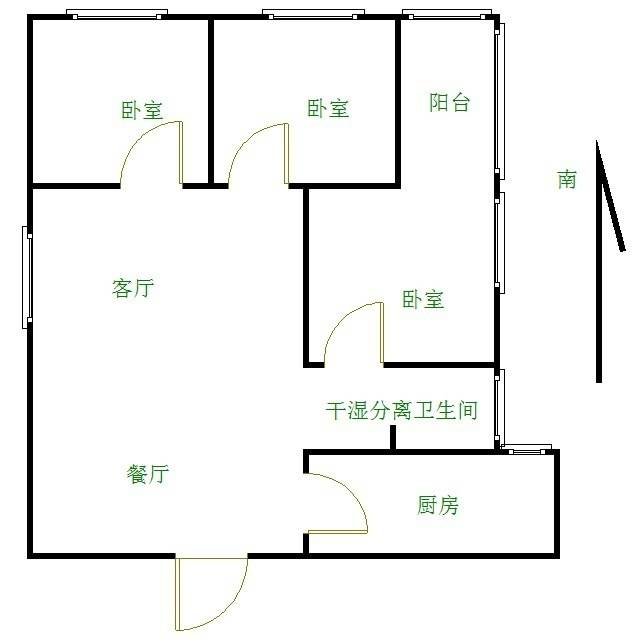 正翔阳光城,城中心电梯房 精装三居室 家具家电齐全拎包入住9