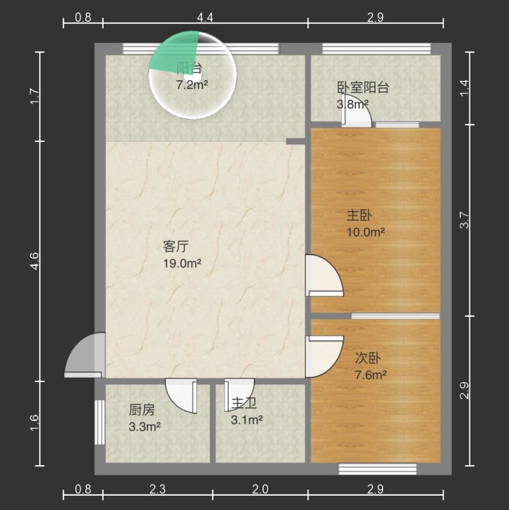 园丁小区,焦家湾地铁口 总价53万价格可谈 主干道 精装修拎包入住9