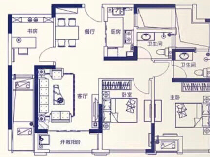 崆峒崆峒普通3室2厅1卫二手房出售10