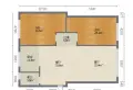 龙汇家园两室两厅中间楼层拎包入住88.63平售价51万可按揭6