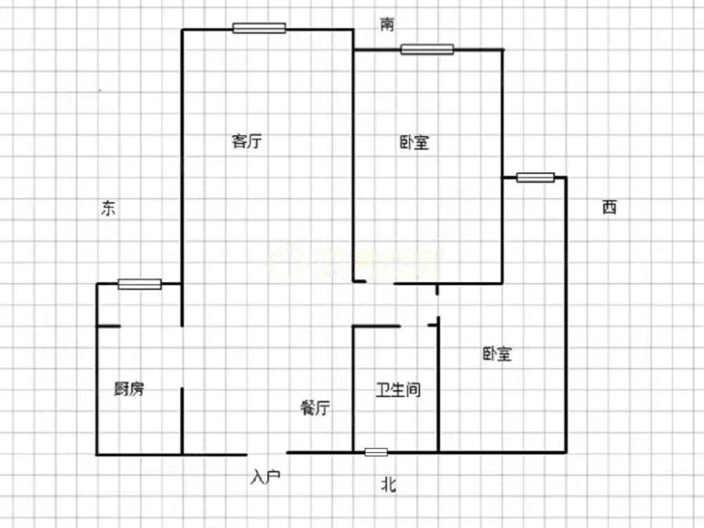 福溪帝苑二期,南向大两居电梯中层带地下室70万可议6