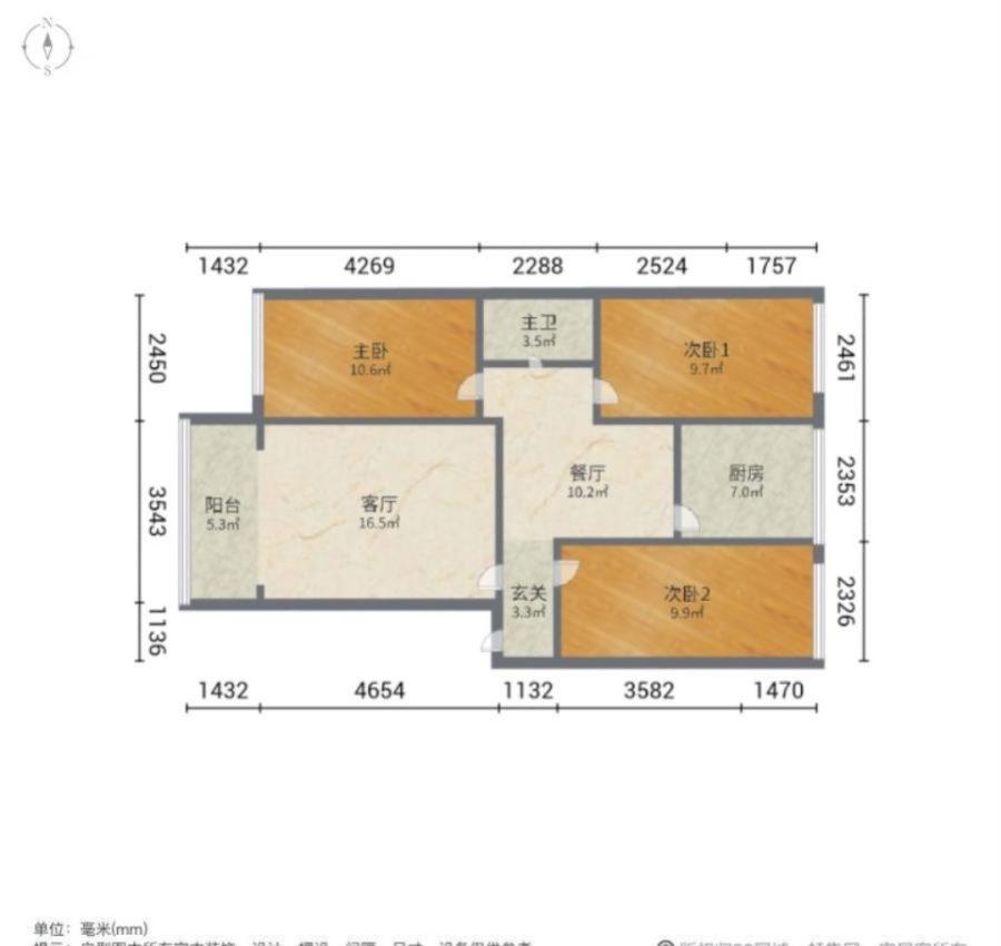 新宝小区,东后街兵二单 新宝小区 三室 92平 采光好  130万10