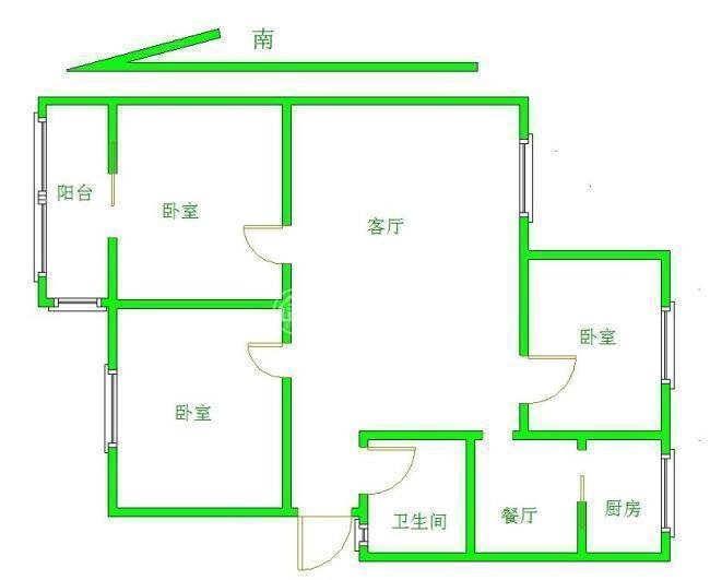 盟东小区,盟东小区二楼三室 送地下室 满五   油田五中五小 随时看房13