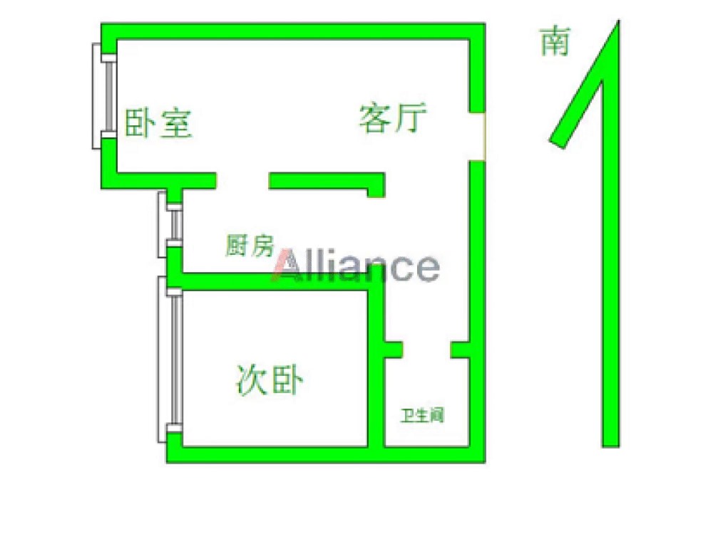 万华小区D区,万华前排 低楼层   小两居  采光好8