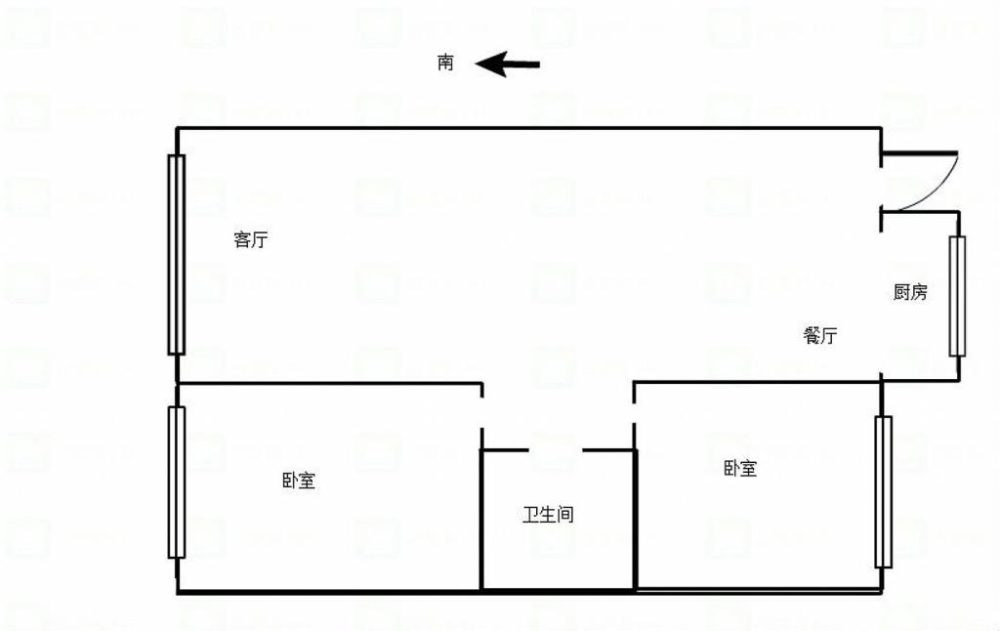 风和日丽,风和日丽实验十九中 可贷款 大H格局 步梯2楼落地窗 随时看10