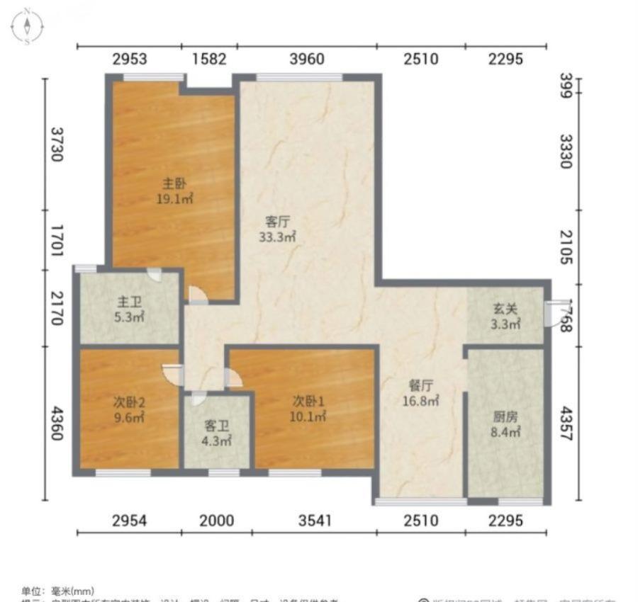 名门世家,房东急卖！上海市场 商品住宅 楼层好 南北通透 大三居房龄新11