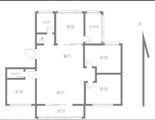 颂运水庭,新出 精装未住三室两厅两卫   送储藏室 颂运水庭11