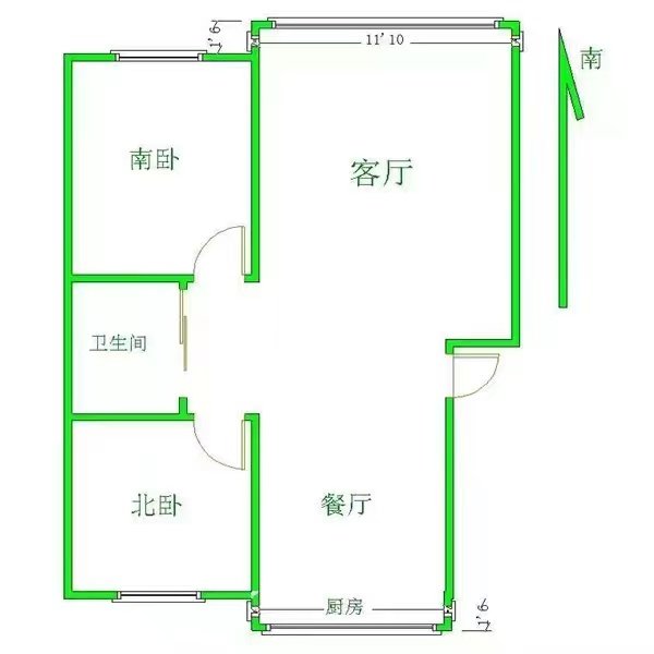 辽工大北校区住宅,好房不常有！辽工大北  ！3层96平南北 46.5万可议11