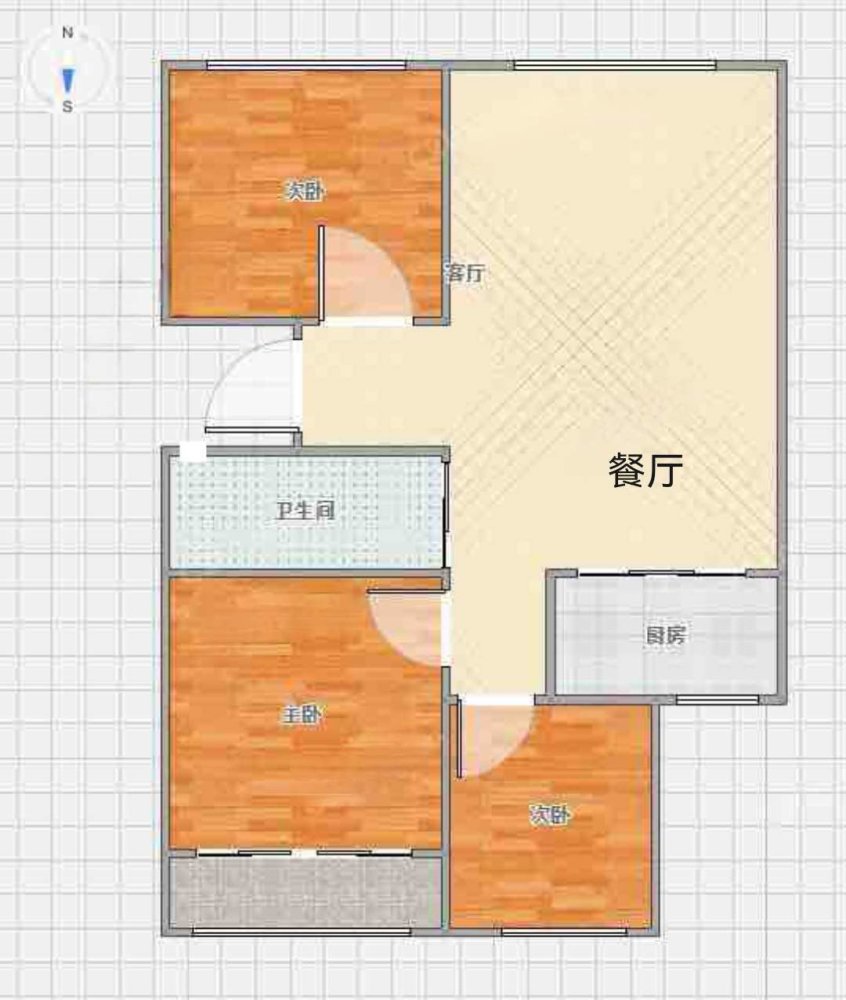 山南印象,山南印象 电梯3房 简单装修 中上楼层14