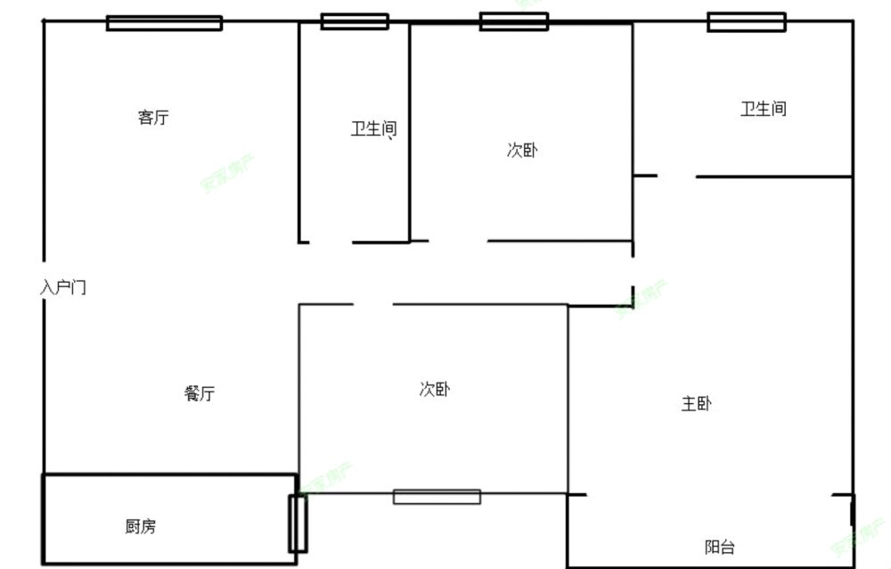 耀州铜川新区精装3室2厅2卫二手房出售11