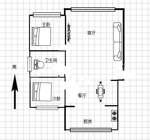 十月小区,红山转盘天安名门旁81平 标准两室 南北通透采光好 出行方便10