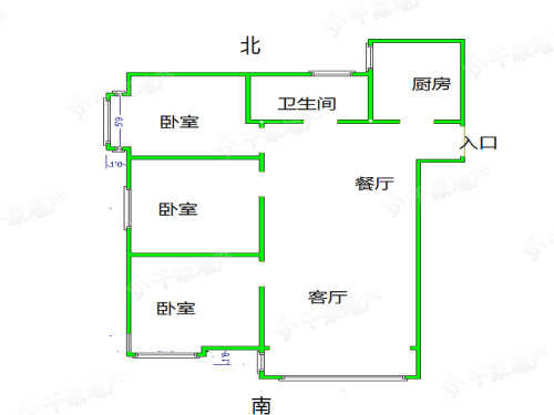 石榴家园,燕小   石榴园少有电梯房小3室 阳面大客厅11