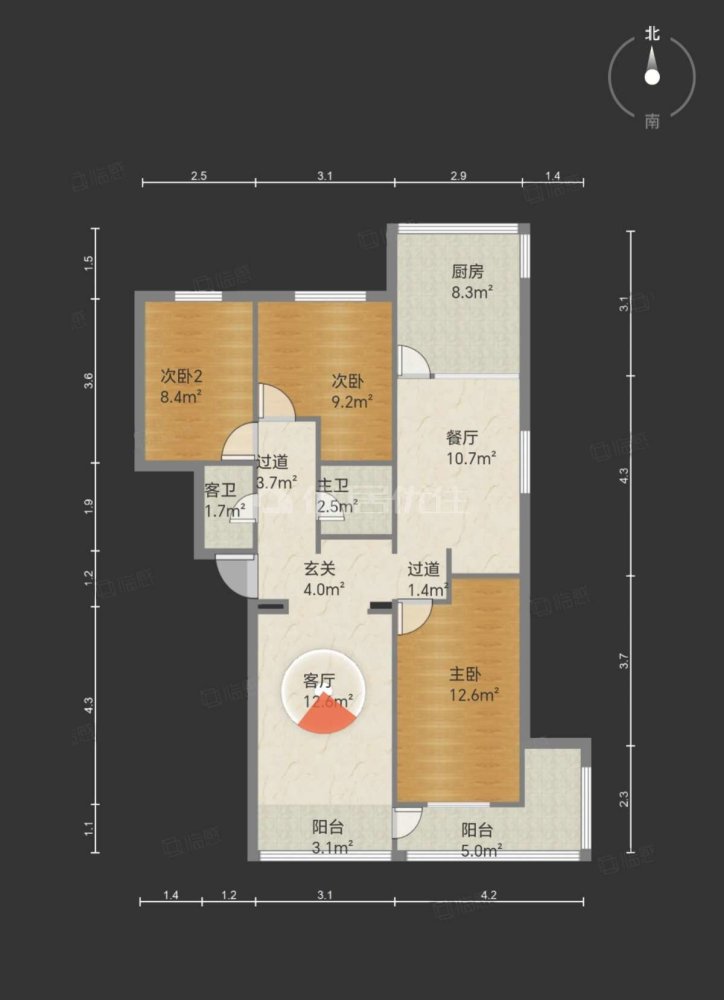 省委宁卧庄家属院,省委宁卧庄家属院 好环境 南北通透 电梯房 户型方正13