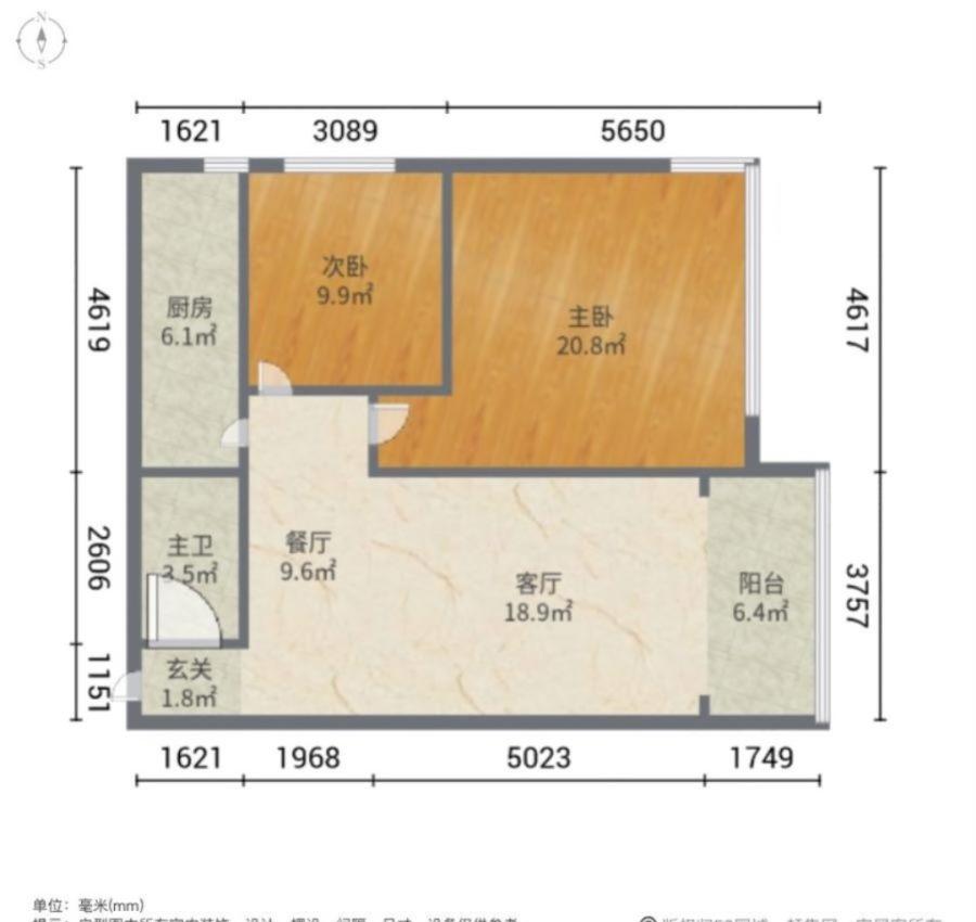 北辰公寓,北辰公寓 精装修 铁一旁电梯房商品住宅 大两房 近地铁8