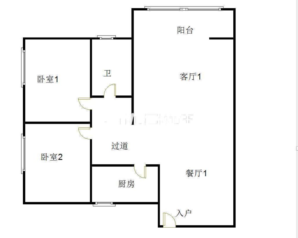 时代锋尚园,时代锋尚园东南向2房精装出售8