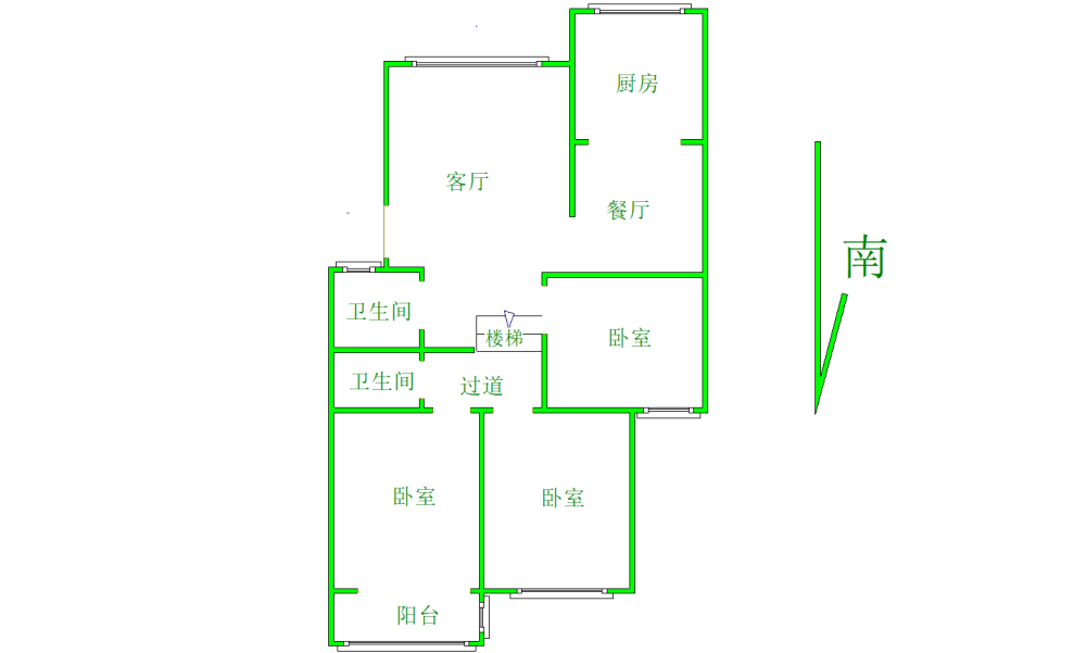 鑫豪小区,国华路地铁口~精装三室两卫户型~南北通透~拎包入住11