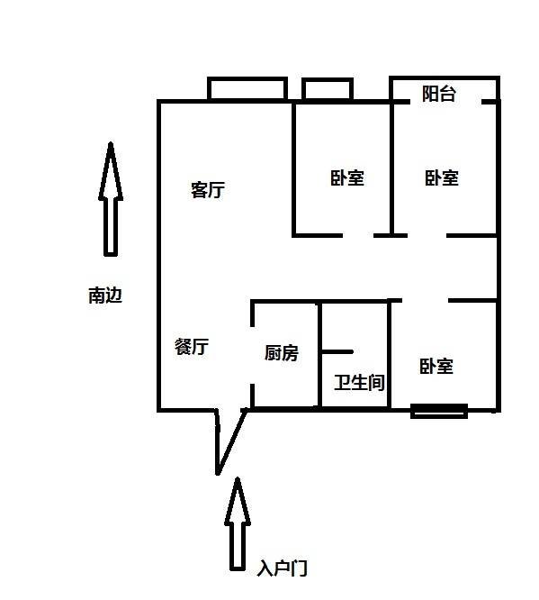 永安南苑,精装修拎包入住 三房一卫 楼层好 将军路   西站 恒大对面9