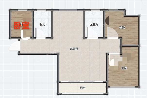 田家庵山南新区毛坯3室2厅1卫二手房出售10