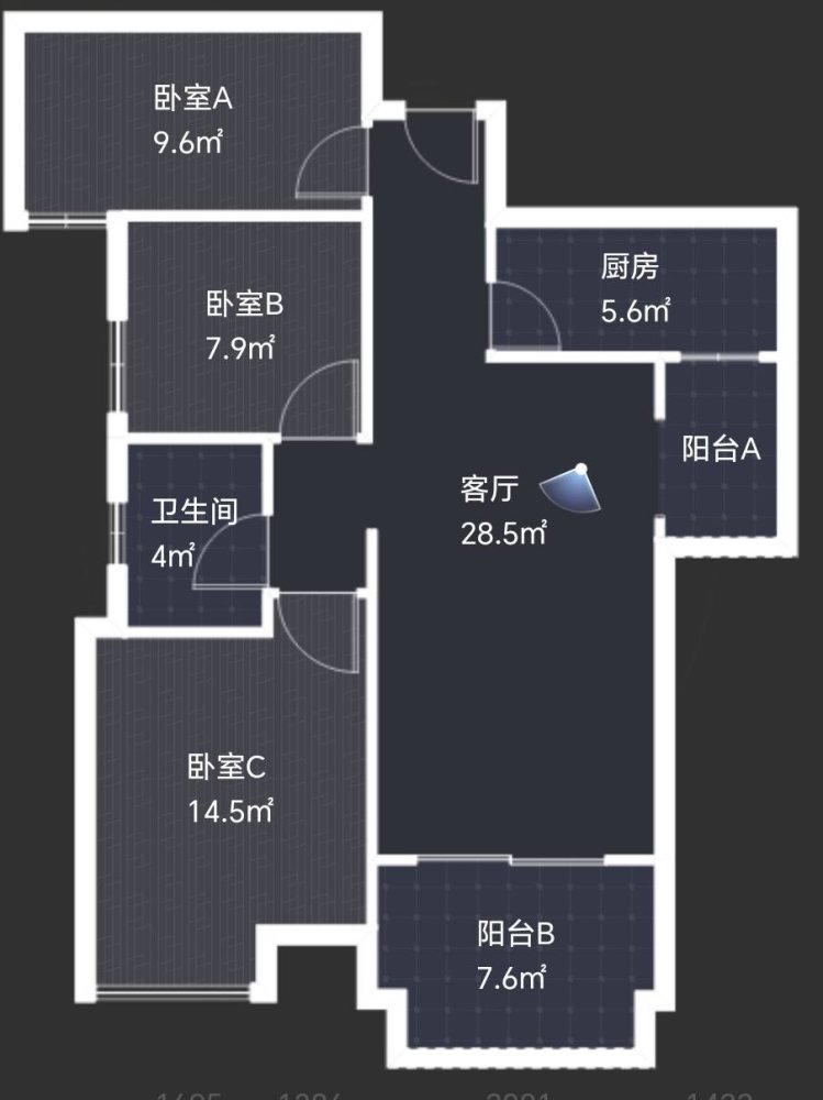 中交滨江国际,有电梯 商品房 刚需小三居 南北通透9