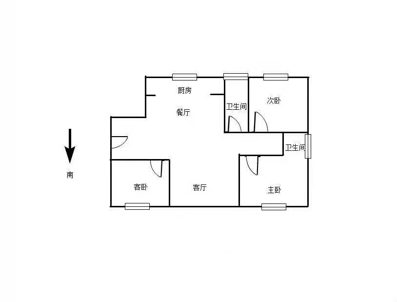 宁陵城北精装2室2厅1卫二手房出售8