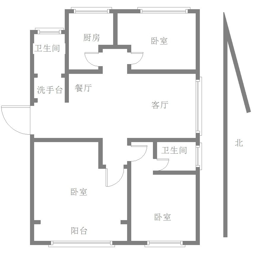 任城城北精装3室2厅2卫二手房出售14