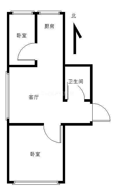 红山城南精装2室2厅1卫二手房出售8