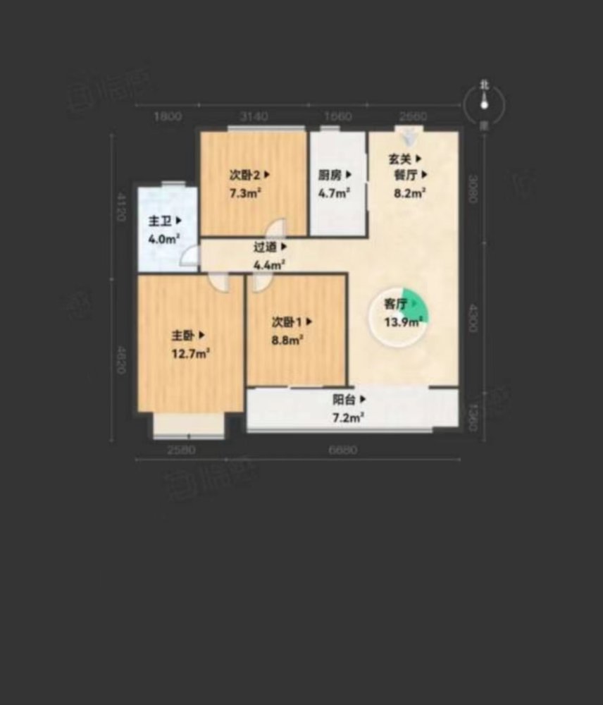 鄞州钟公庙精装3室2厅1卫二手房出售10