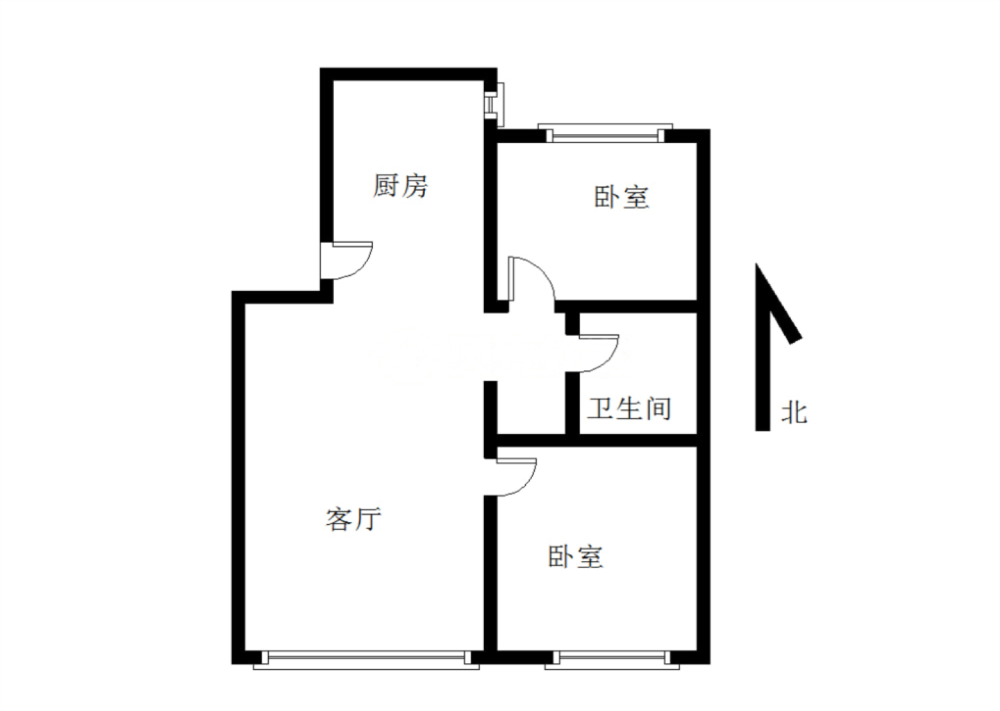 红山城南精装2室2厅1卫二手房出售9