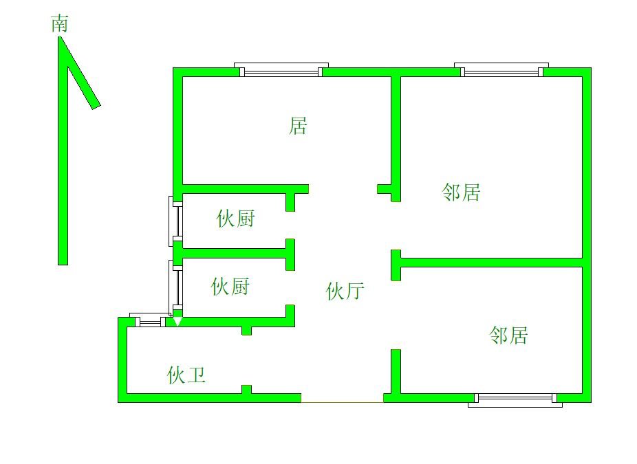 河西友谊路街普通1室0厅1卫二手房出售7