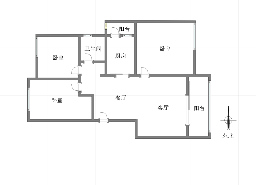 渝北照母山精装3室2厅1卫二手房出售11