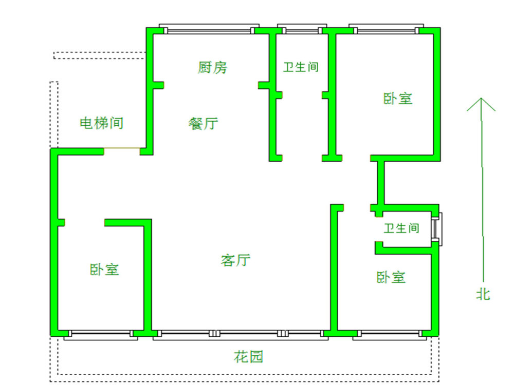 北戴河北戴河北岭精装3室2厅2卫二手房出售9