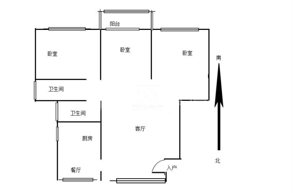 阳光城小区 3室2厅 南-阳光城二手房价