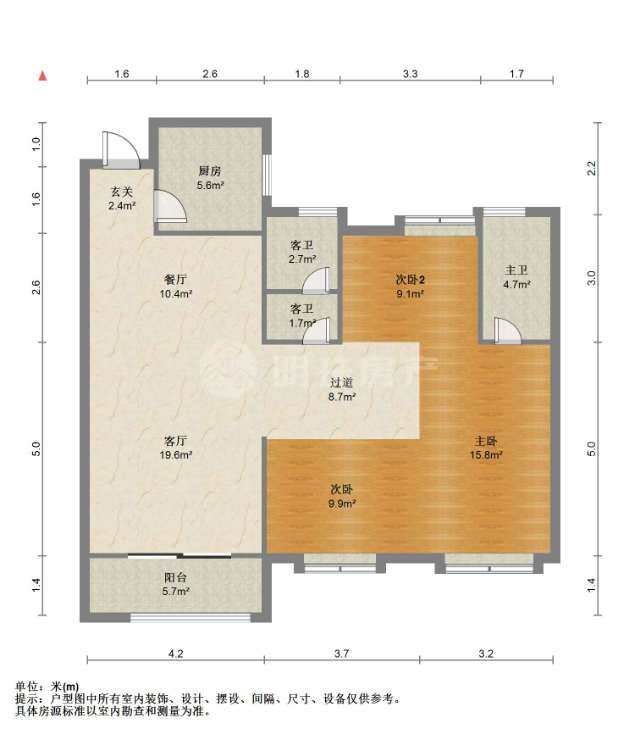 城投广场  3房2厅 南北通透 房东急置换楼层好视野无遮挡-城投广场二手房价