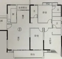 越秀岭南山畔户型信息5