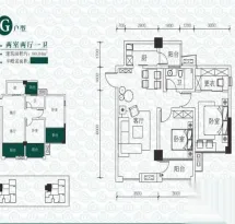 锦绣山水五期户型信息3