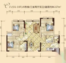 宗颐香山郦居户型信息8