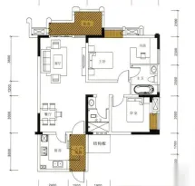 希望城玫瑰香街户型信息6