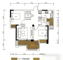 希望城玫瑰香街户型信息1