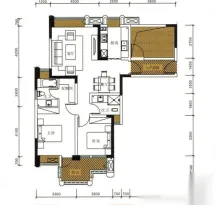 希望城玫瑰香街户型信息5