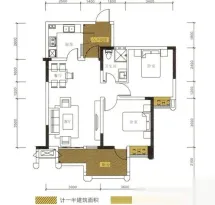 希望城玫瑰香街户型信息4