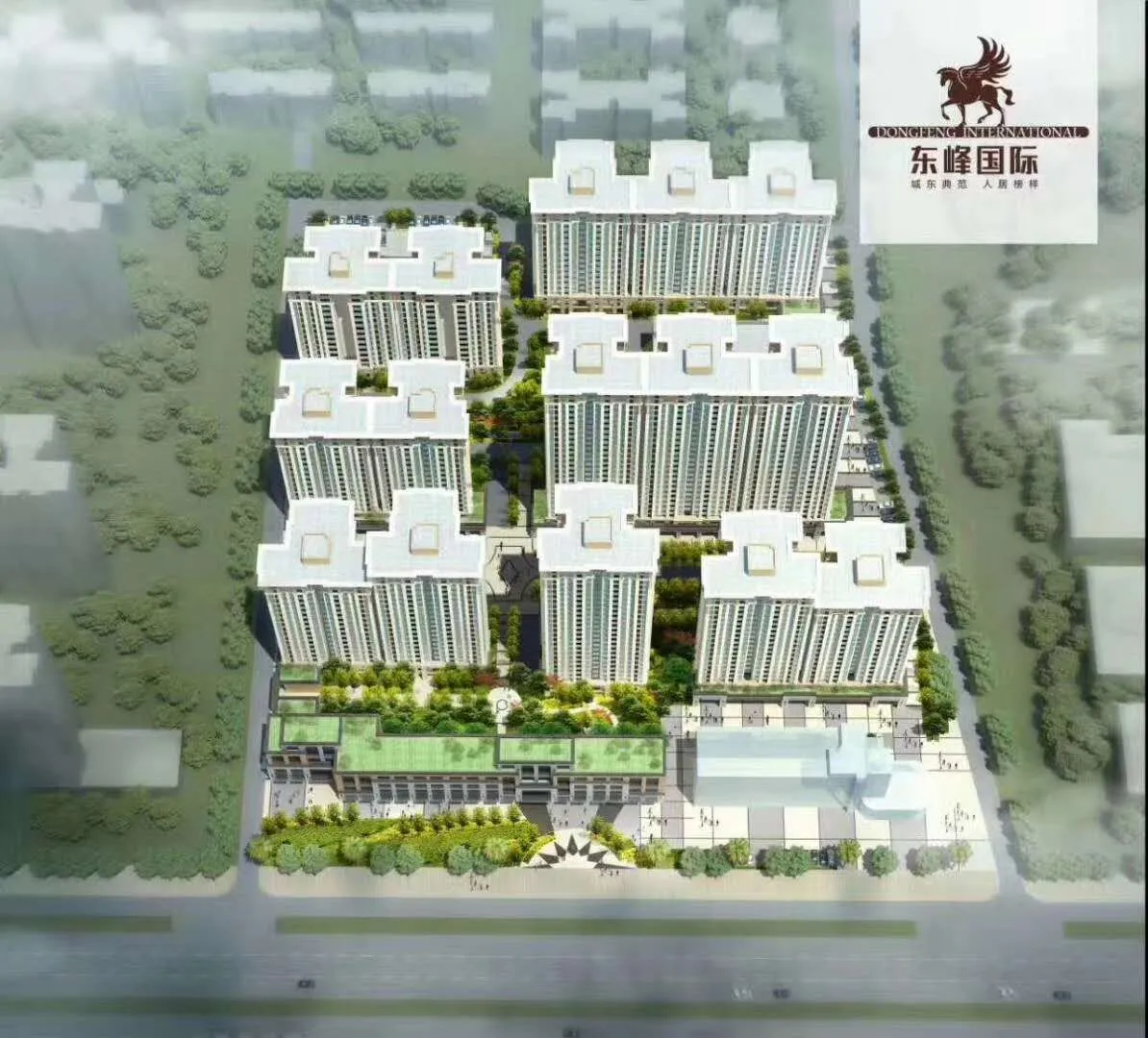 东峰国际公寓楼盘图