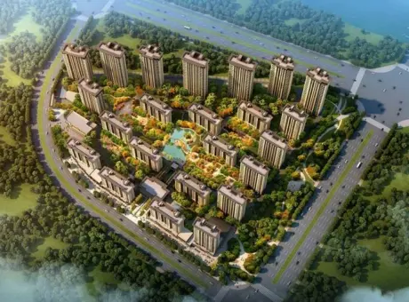 万和郡-信都区桥西滨江路与七里河交汇西南侧