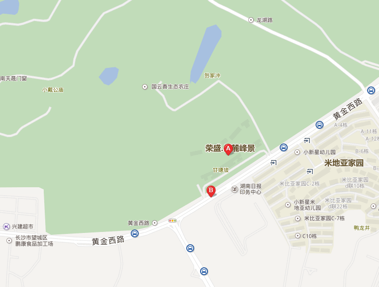 荣盛岳麓峰景小区图片