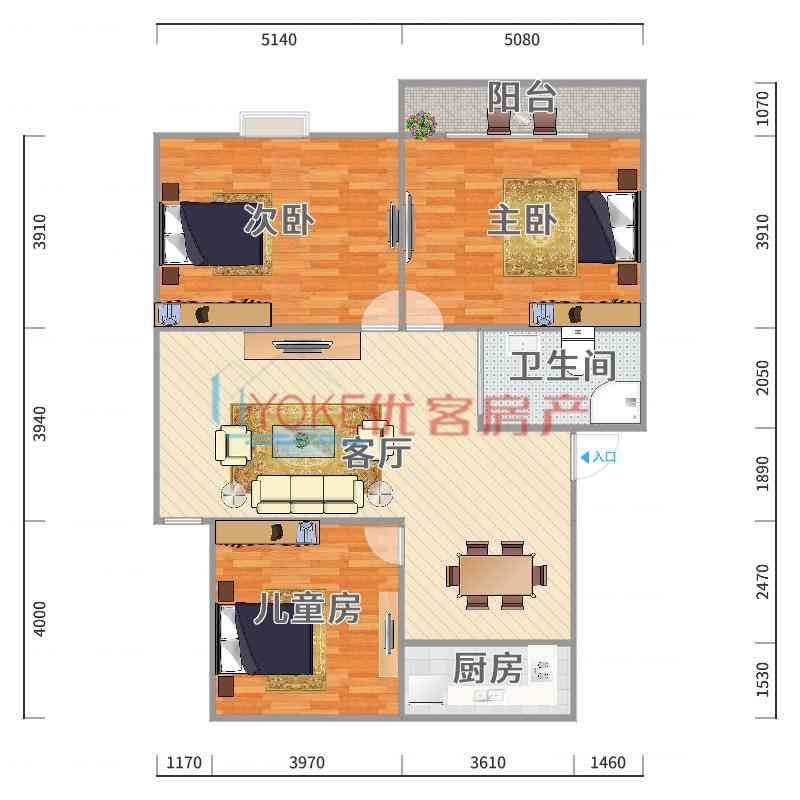 宝应县城东精装6室2厅2卫二手房出售8