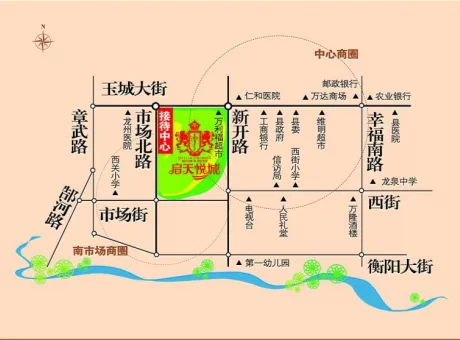 启天悦城-行唐县行唐玉成大街 市场路中段