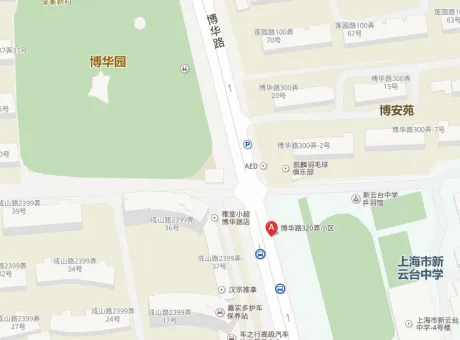 博华路320弄小区-浦东新区北蔡人民中心河桥北(沪芦高速公路)