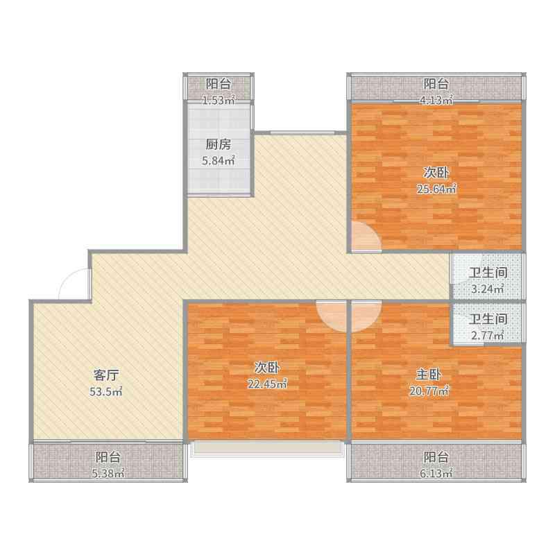 未来花园,郾城未来花园 3室2厅2卫 150平米13