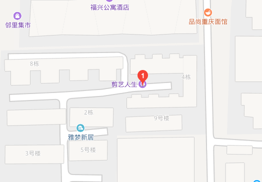 新福兴面孔公社小区图片